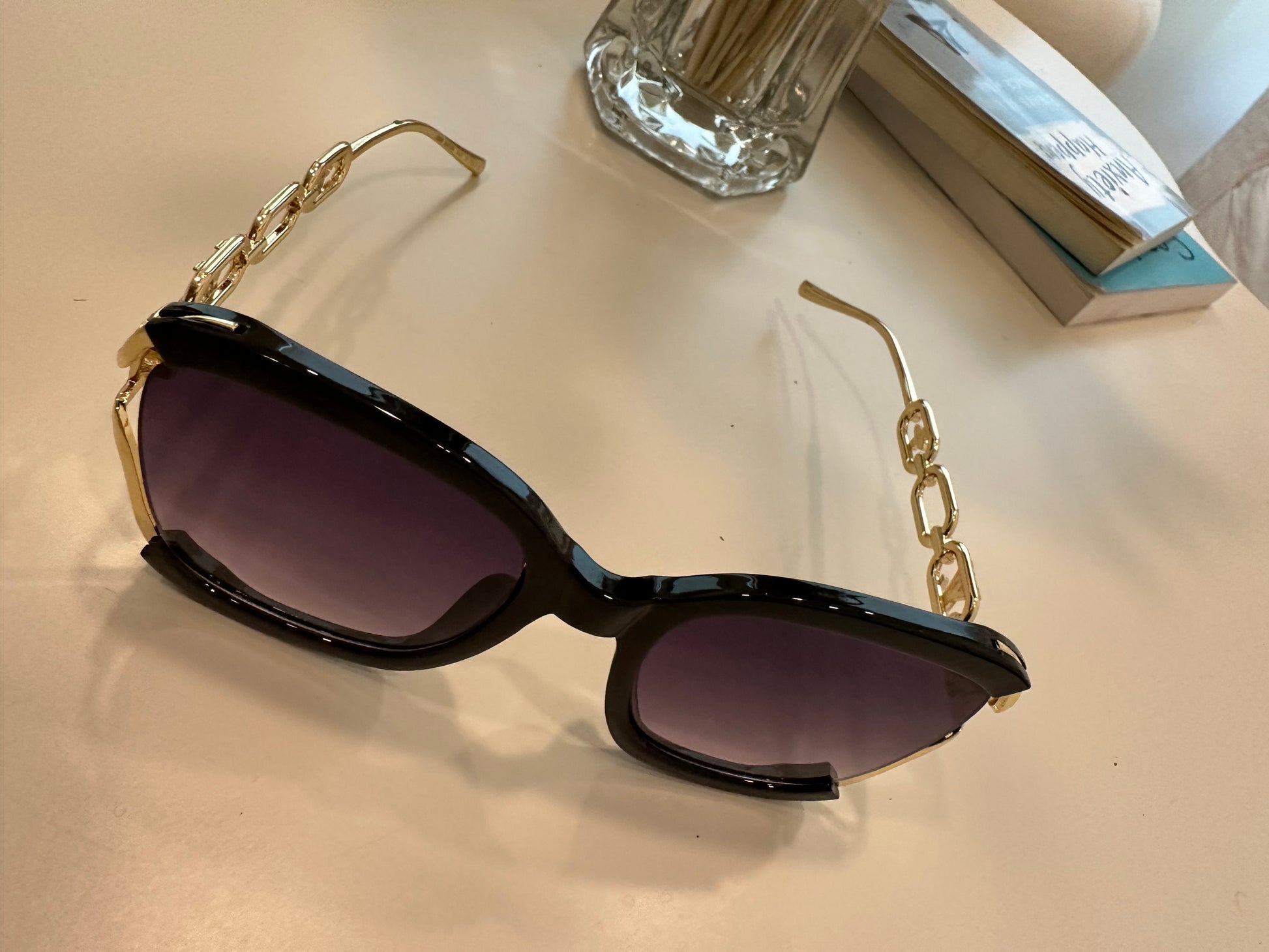 Golden glint sunglasses