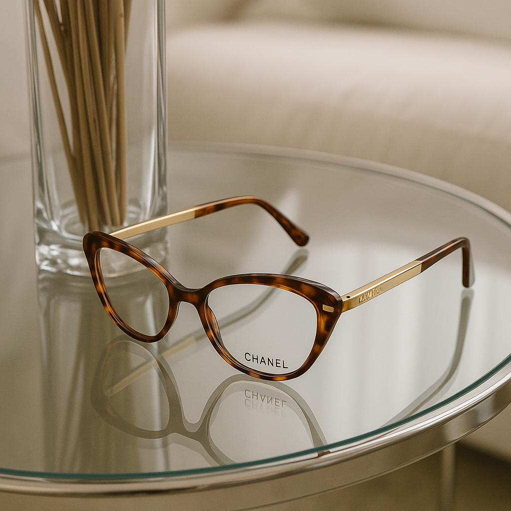 Luxe vison cat eye glass