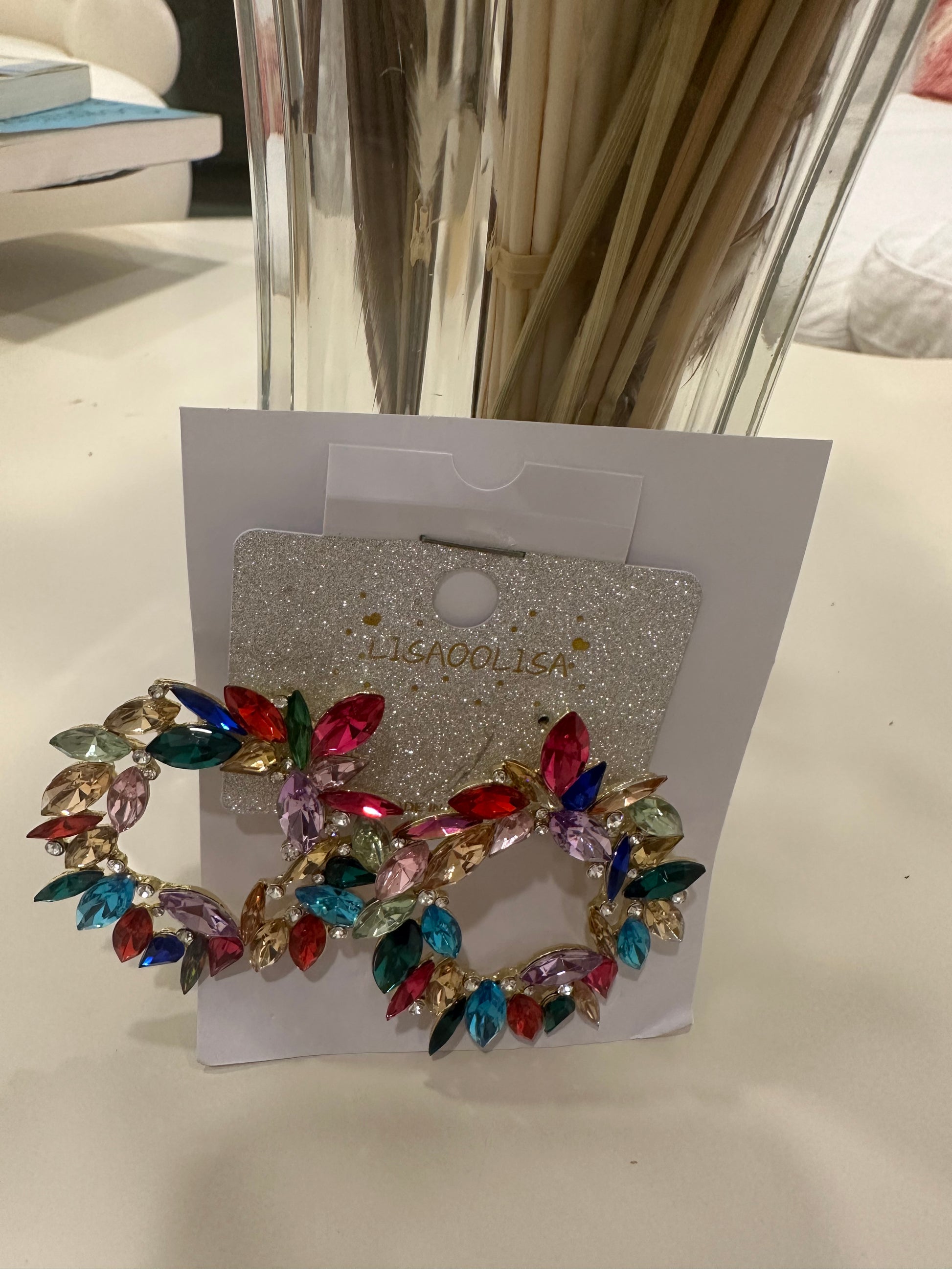 Carnival bloom earrings