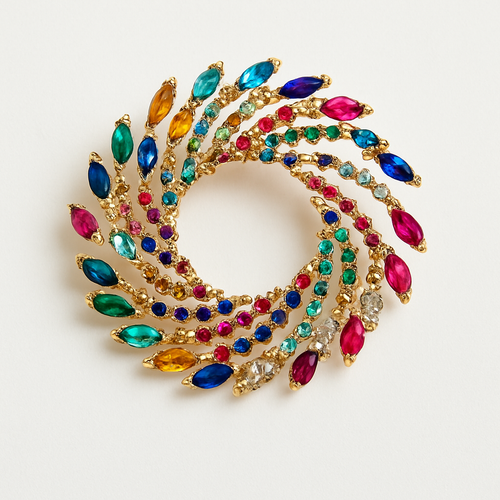 Aurora Swirl Statement Earrings