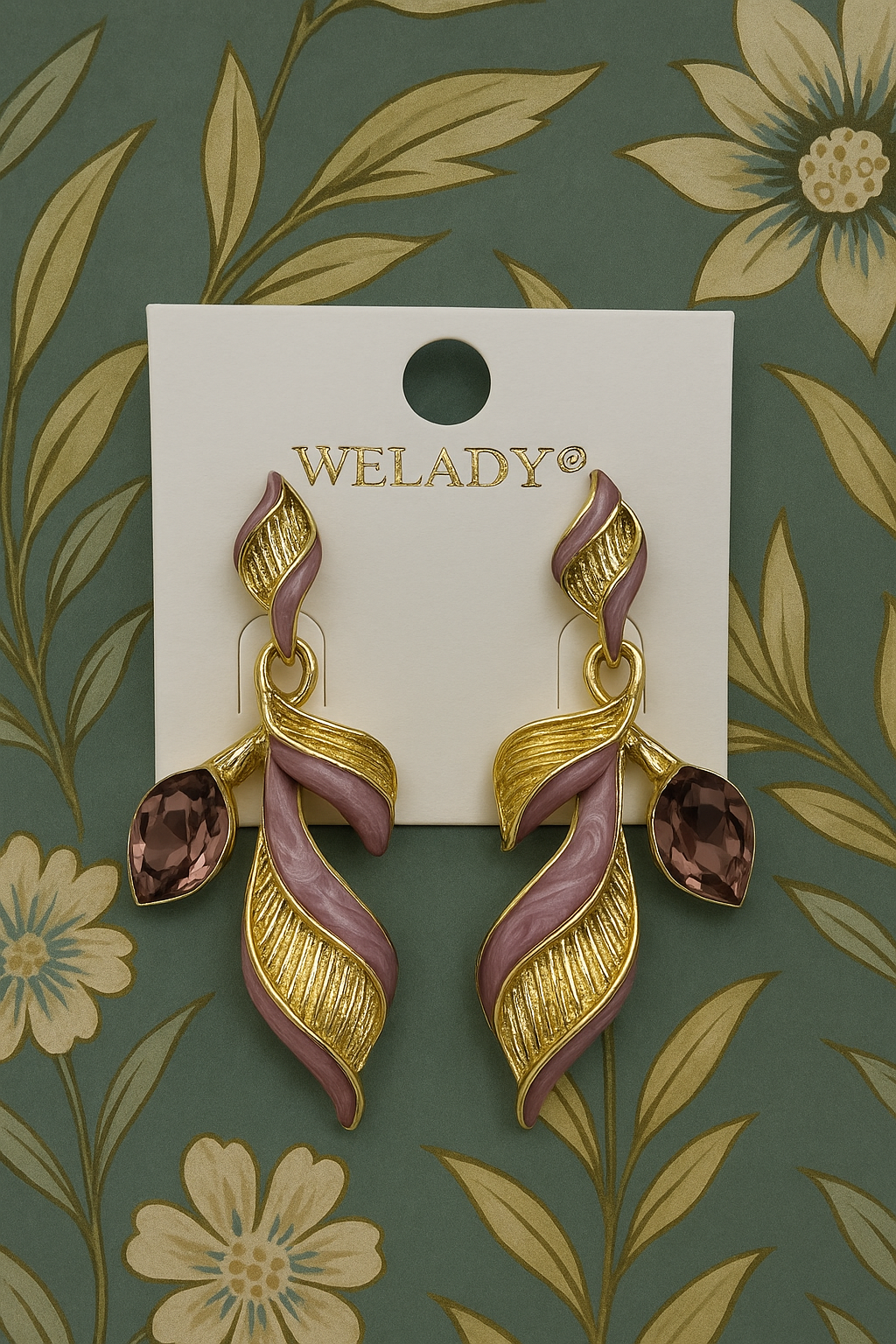 Amethyst whisper drop earrings