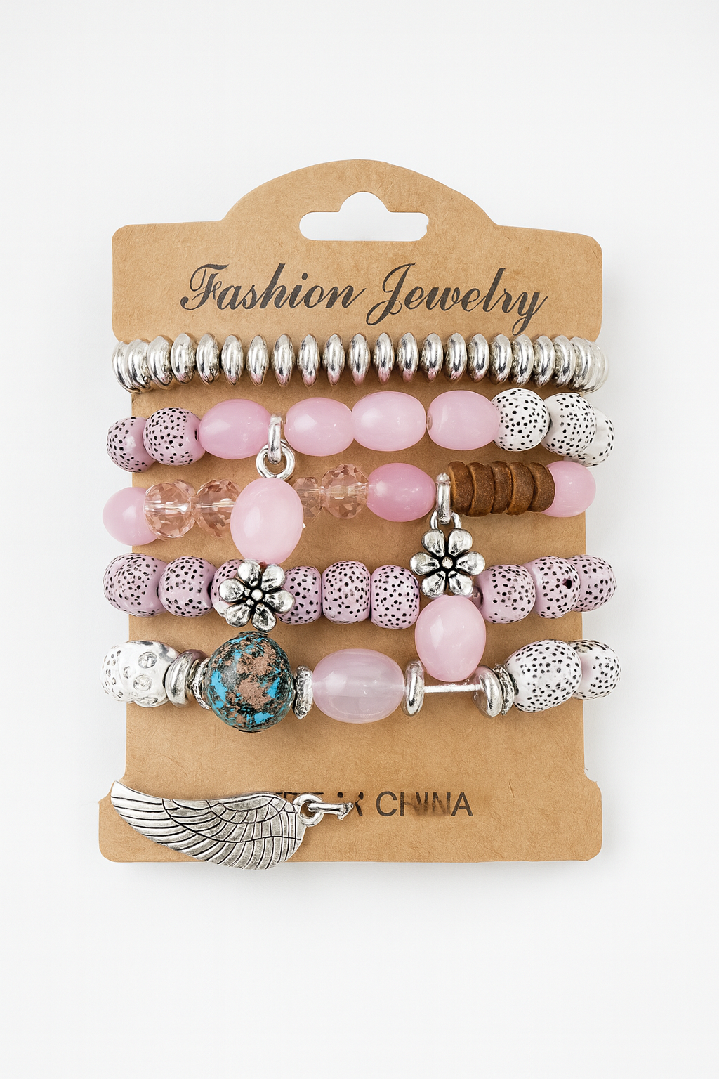 Whisper of love charm bracelet set