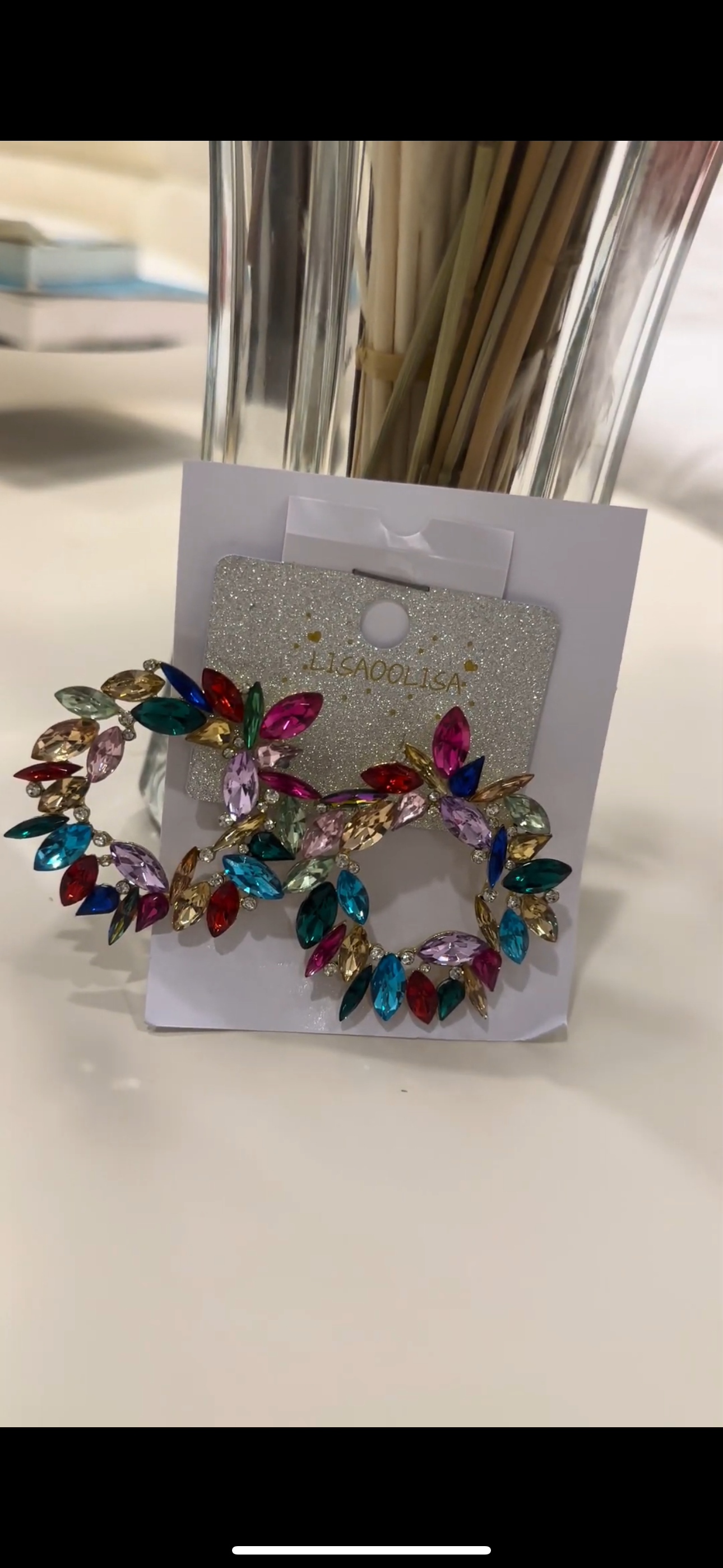 Carnival bloom earrings