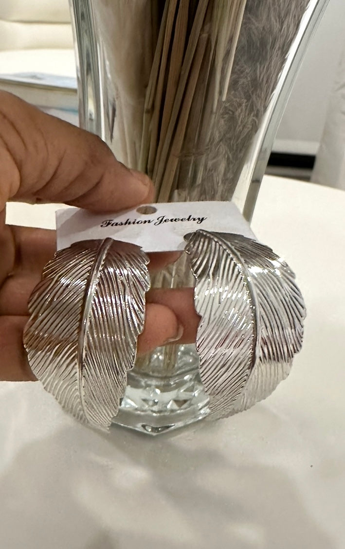 Silver Plume Earrings